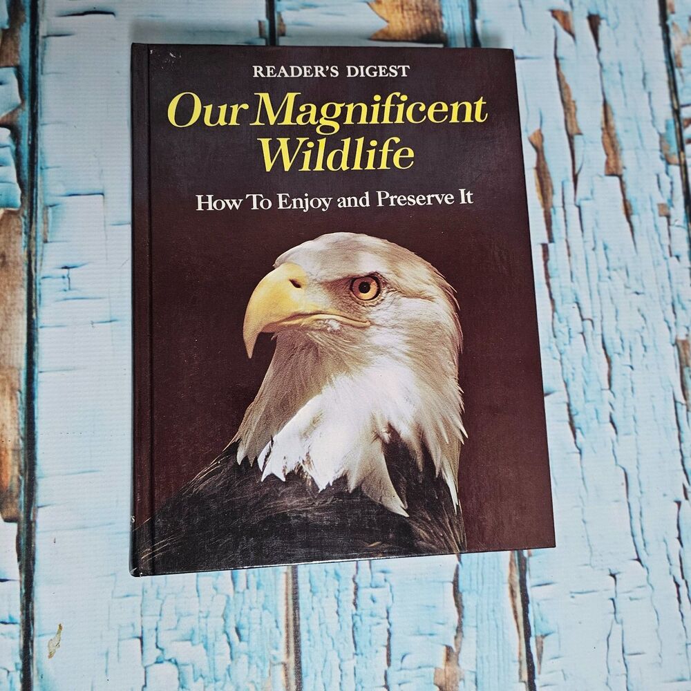 Reader’s Digest Our Magnificent Wildlife 1975 Hardcover Nature Coffee Table Book